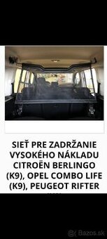 Roletka do kufra Peugeot Rifter