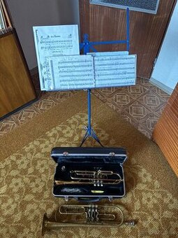 B trúbky so stojanom