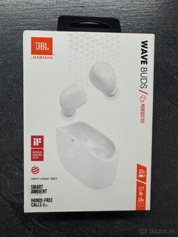 JBL Wave Buds biela