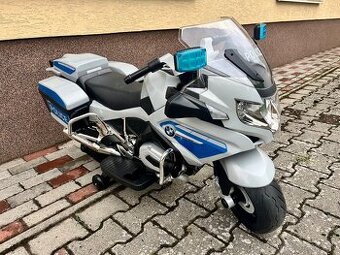 Veľká detská elektrická policajná motorka BMW R1200
