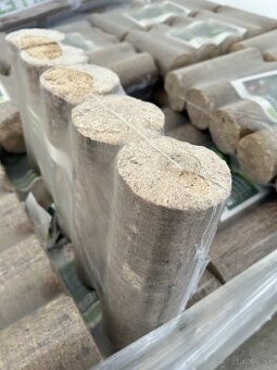 Brikety - Valcové - Tvrdé - Smrek - Dub - Buk