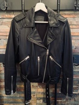 All saints kožená damska bunda veľkosť M