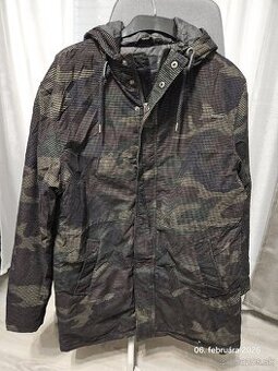 BRANDIT Bunda Grid-Camo Parka - woodland L