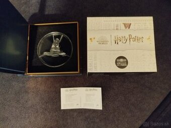 zlato striebro minca proof Harry Potter klobúk 2022
