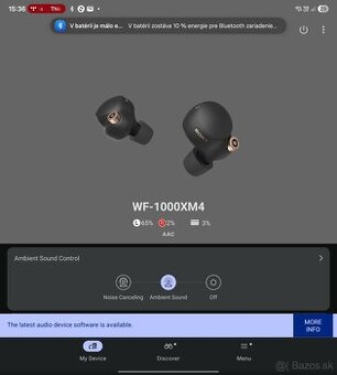 slúchadlá WF-1000XM4