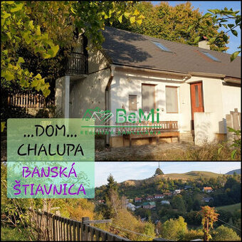 Príjemný DOM, CHALUPA...Banská Štiavnica (101-12-DAR)