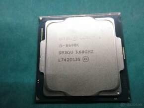 Predam procesor Intel Core i5 8600K - 1