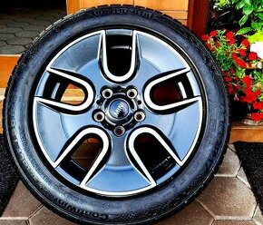 alu R17 5x112, senzory tlaku (pneu 205/55) orig. MINI