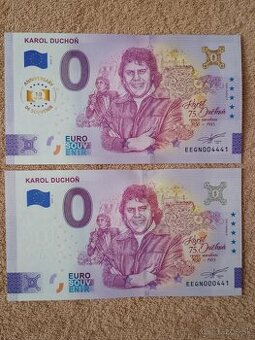 0 euro bankovky 2024 - 2025