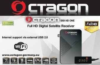 Predam satelitny prijimac Octagon SX8 HD One DVB-S2 IPTV