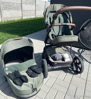 EASYWALKER Kočík Harvey3 Premium Emerald Green + fusak Petit