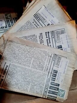 Staré noviny pohladnice