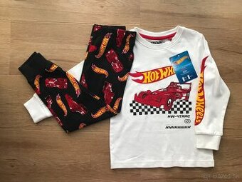 Chlapcenske dvojdielne pyzamo hotwheels
