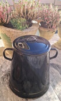 Smaltovaná 10l nadoba na masť