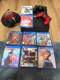 SONY PS4  PRO 1TB + Hry a príslušenstvo