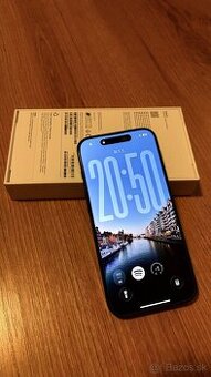 iPhone 15 pro 128gb black titanium v top stav stave