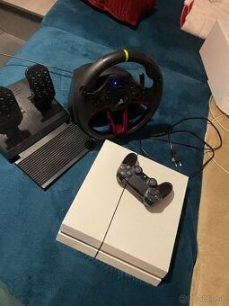 Ps4 500gb+hori wheel apex volant