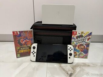 Nintendo switch OLED - biely
