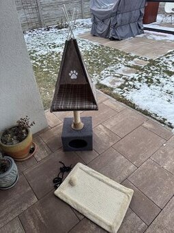 Domcek a skrabadlo pre macky spolu 25€