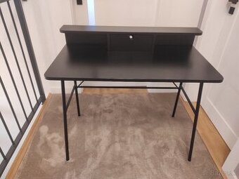 čierny písací stôl 100 X 55 cm