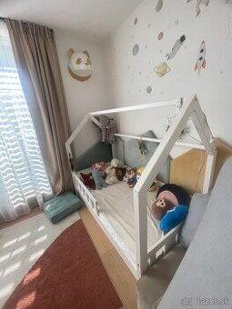 Detská poste domč MNTESSORI (10x80 cm, biela,