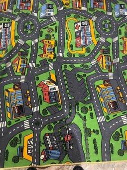 Detský koberec mesto