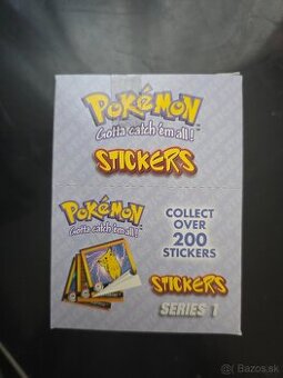 Pokémon artbox sealed nálepky