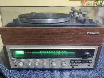 Vintage Kenwood v dreve+ gramafon Kenwood