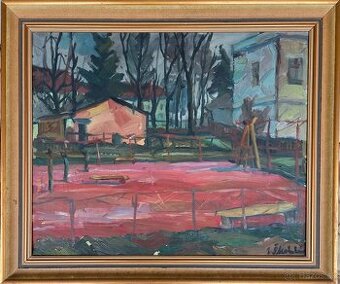 Obraz Juraj Škatulár-Opustené dvorce