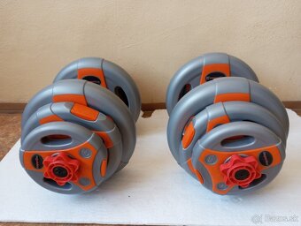 Jednorúčky plastové/cementové INSPORTLINE    2 x 19 kg