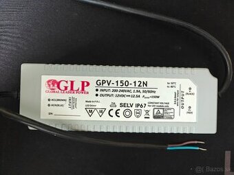 Zdroj pre LED GPV-150-12N, 12V/12,5A 150W IP67