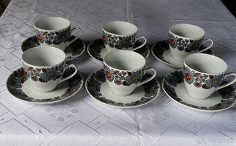 Kávové porcelánové šálky