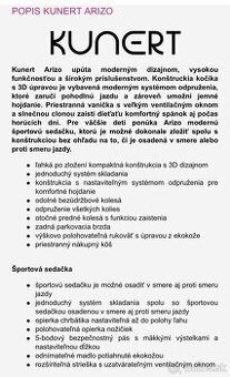 Kočík. KUNERT ARIZO.Úplne nový.