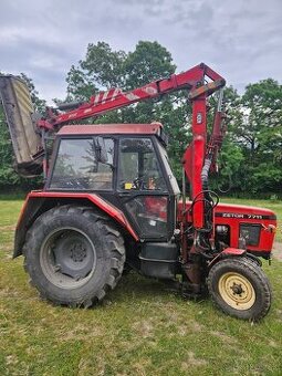 Zetor 7711,traktorova sekačka STPC - 1