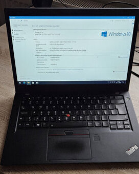Lenovo Thinkpad T470s + darcek, osobny odber