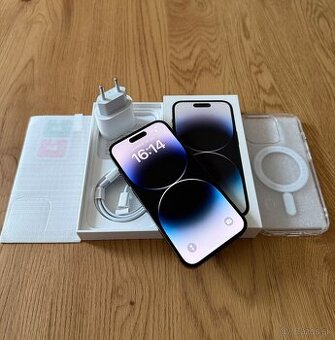 iPhone 14 Pro 128 gb Space Black v záruke + príslušenstvo