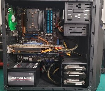 Predam PC s AMD Phenom II X6 1055T s Sapphire Radeon R9 290