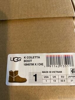 Detské čižmy UGG , velkosť 32,5