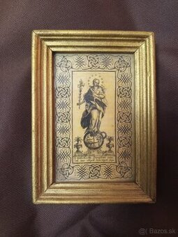 248-ročná baroková grafika na HODVÁBE (1777) - Leopold Assne