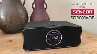 Predám WiFi internetové rádio SENCOR SIR 6000WDB, záruka.