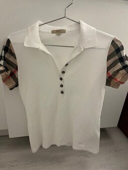 Burberry dámska biela polokošela