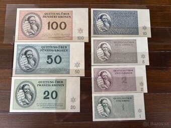 Terezínske bankovky – historická rarita z obdobia vojny