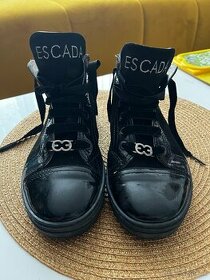 Čierne štýlové dámske-dievčenské tenisky ESCADA - 1