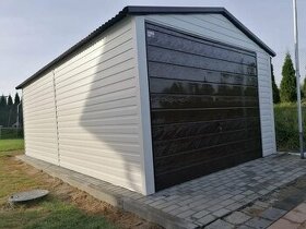 Plechová garáž, moderná plechová garáž 3x5m