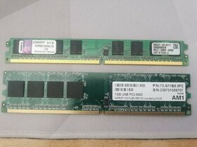 DDR2 2GB  (2x1GB)