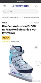 OXELO FIT 100 : KORČULE NA ĽAD
