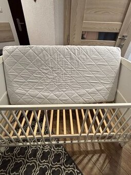 Detska postielka vacsia 140x70cm s matracom