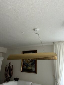 LAMPA Z ODLIEVANÉHO SKLA - RUČNÁ PRÁCA