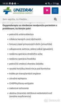 Predám kyslíkovy prístroj