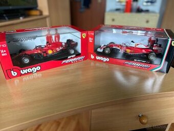 Bburago 1:18 Ferrari F1 (Leclerc, Vettel)
